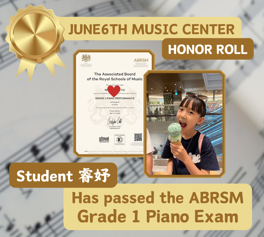 Piano Honor Roll